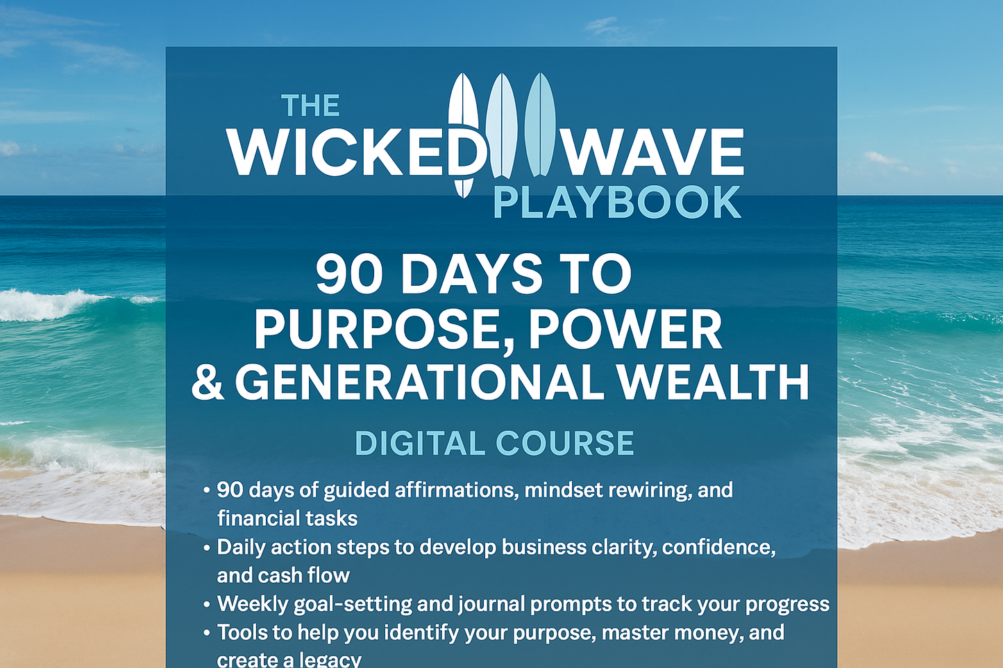 The WickedWave Playbook: 90 Days to Purpose, Power & Generational Wealth